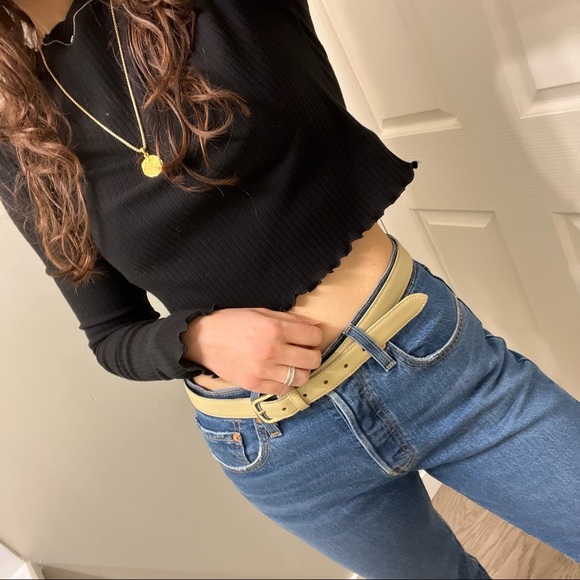 LAST CHANCE Oak + Fort ribbed cropped top - Picture 2 of 5